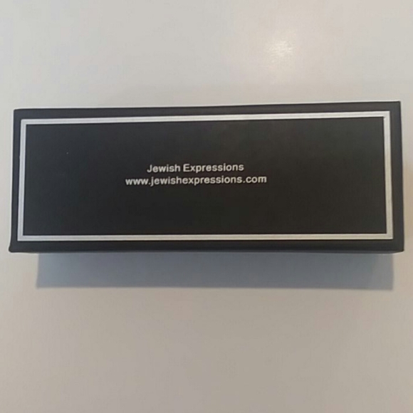 Beautiful Blue Glass Gemstone Mezuzah including sc - Picture 6 of 7